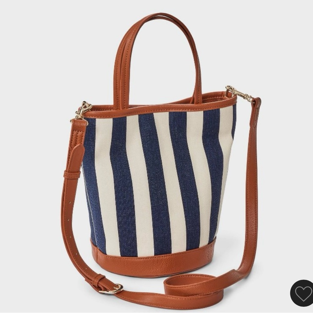 Universal Thread Blue and Tan Crossbody Bag